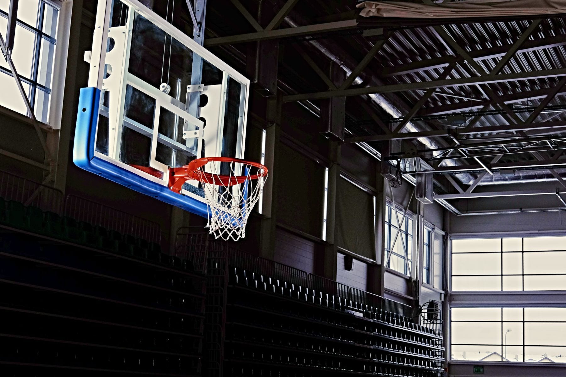 basketball-hoop-in-a-game-hall-N7T58N7